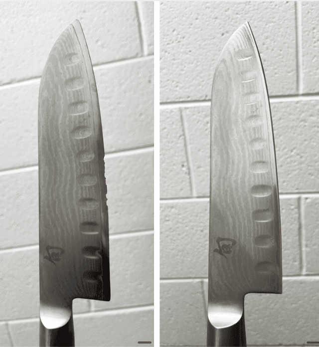 Professional Knife Sharpening Results